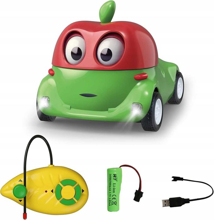 Mini samochód zdalnie sterowany RC dla dzieci jabłko