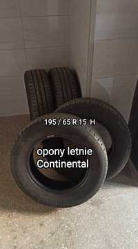 Opony letnie Continental 195/65 R 15  H