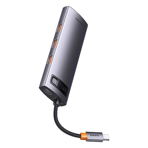 Hub 8w1 Baseus StarJoy Usb-c do Usb-c Pd / 3x Usb-a / Hdmi / Rj-45 / S