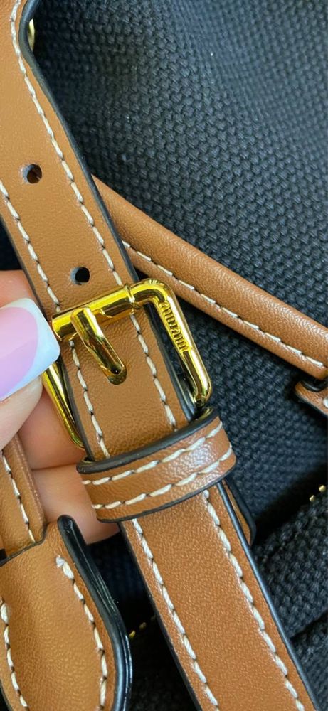 Рюкзак Miu Miu чорний