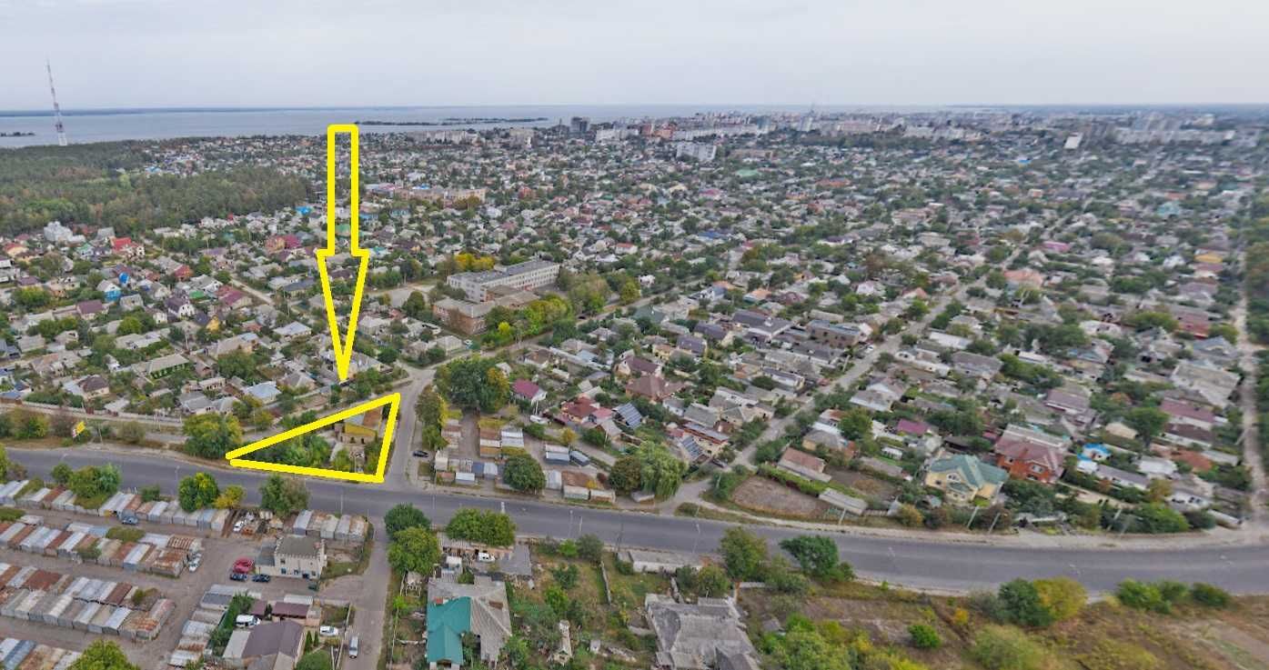 Продам незавершене будівництво на ділянці 8,8 соток фасад Сумгаїтська
