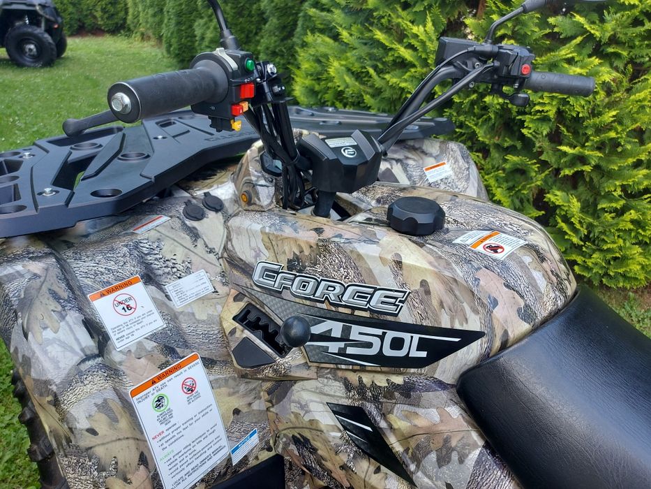 Quad CF Moto  450 L 4x4 /Homologacja L7e samochodowy