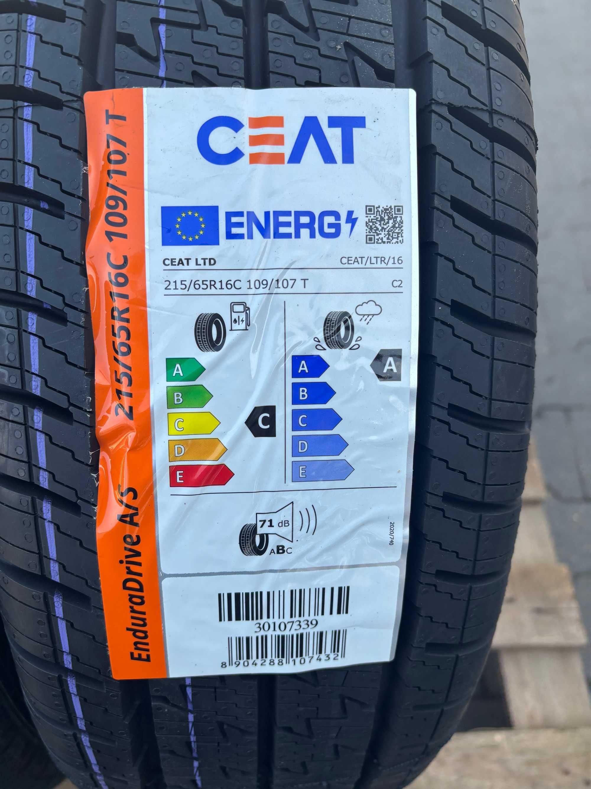 Okazja opony całoroczne 215/65R16C CEAT EnduraDrive A/S NOWE 2024r.
