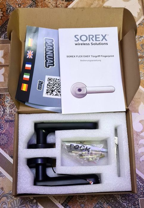 Розумна ручка для вхідний дверей SOREX