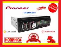 Автомагнитола Pioneer 1581 (Usb+RGB подсветка+Sd+Fm+Aux+ пульт)