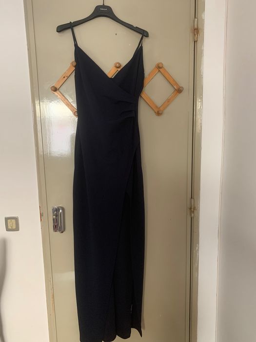 Vestido azul de cerimónia