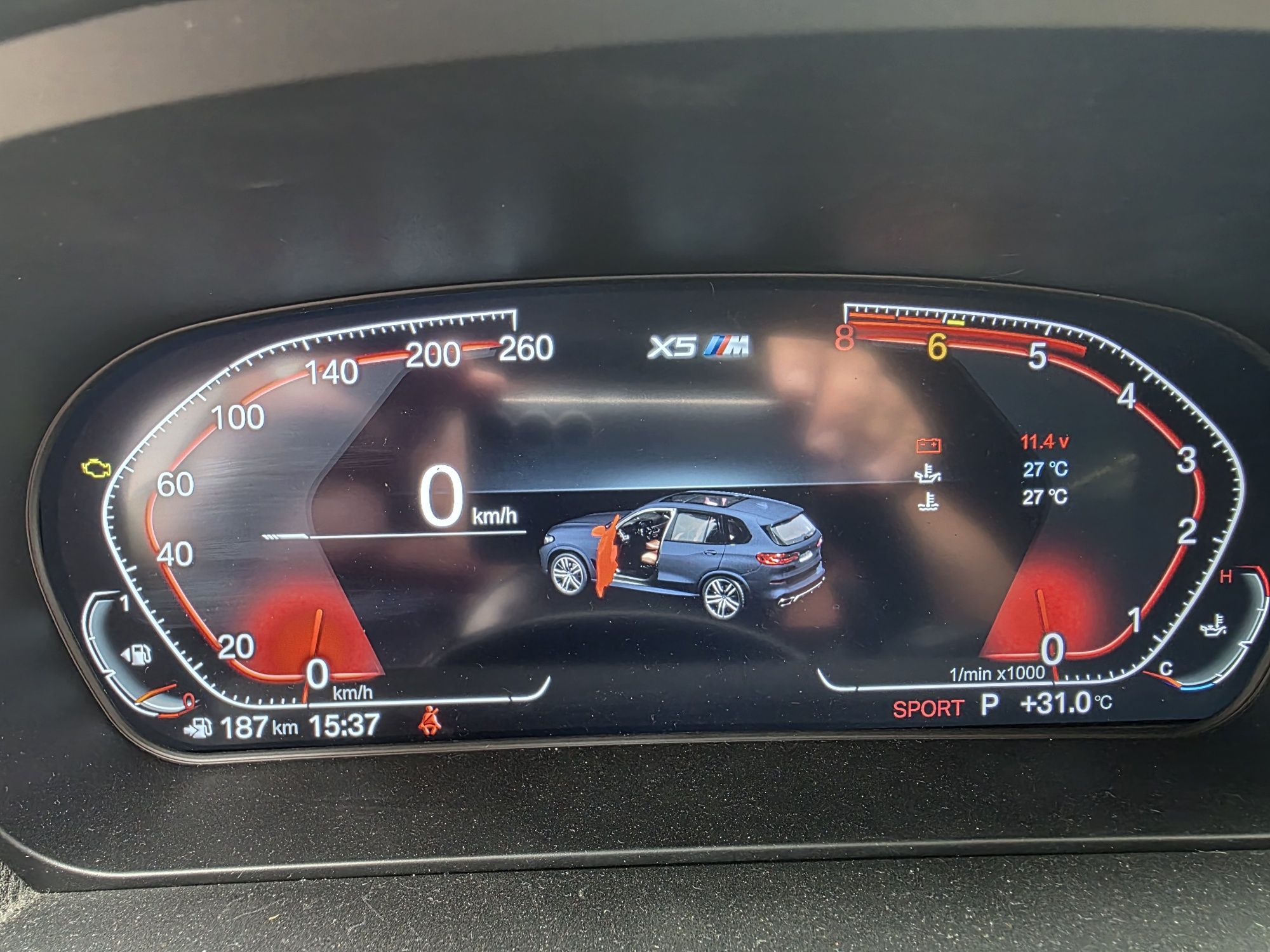 LED приборка BMW X5 E70, X6 E71 LCD кластер