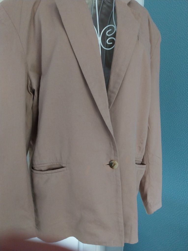 Blazer bege | Vintage | Fatta, Tamanho único, veste L/XL, bom estado