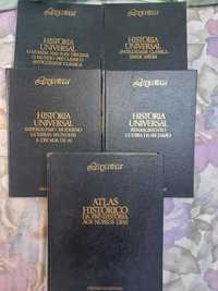 Coleção História Universal Lexicoteca Círculo de leitores 5 volumes