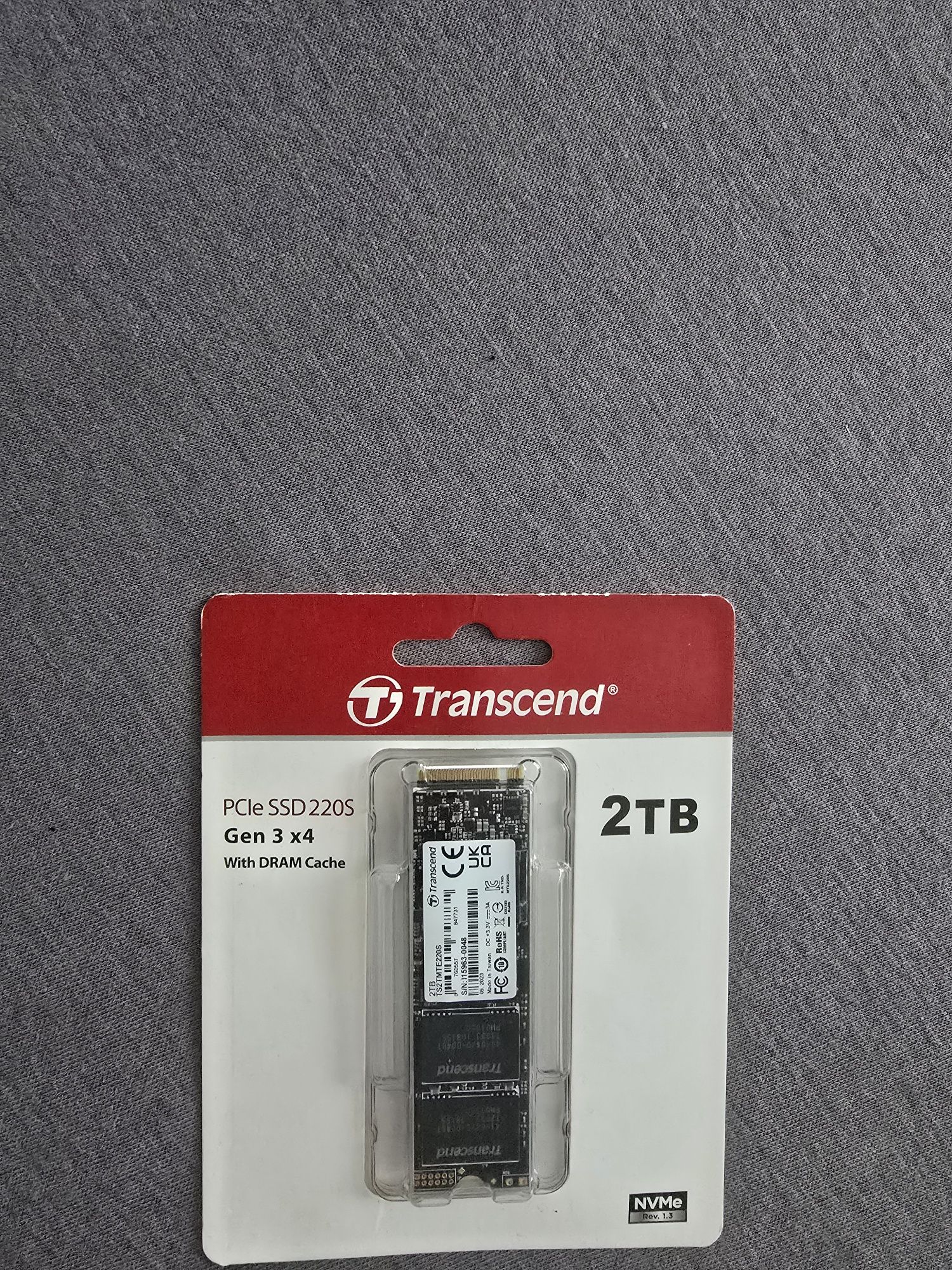 Dysk NVMe SSD M.2 2280 Transcend 2TB
M.2 2280
Dimensions	Double-sided