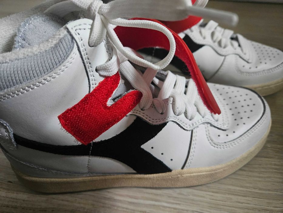 Nowe Białe wysokie sneakersy 36 Diadora MI Basket