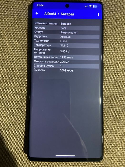 Pixel 6 pro 12/128  10 цыклов зарядки экран 120гц