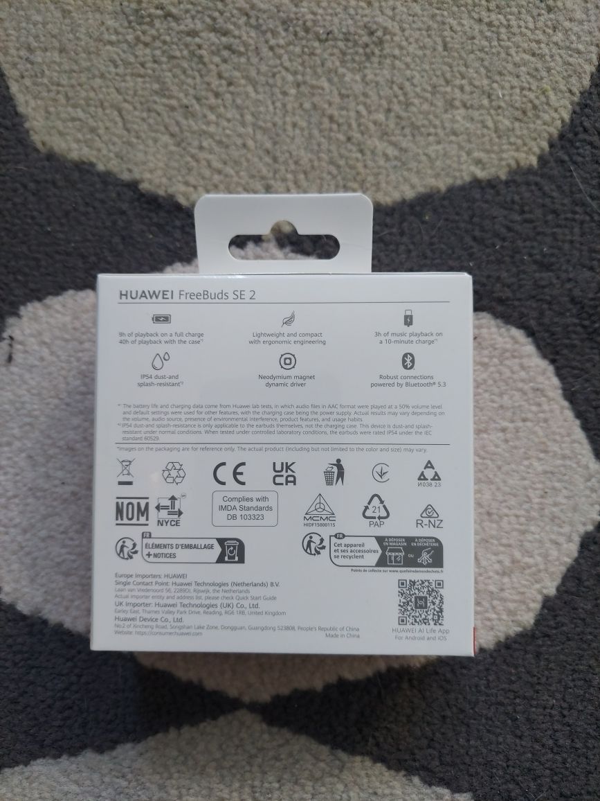 Huawei FreeBuds SE 2 słuchawki bezprzewodowe douszne