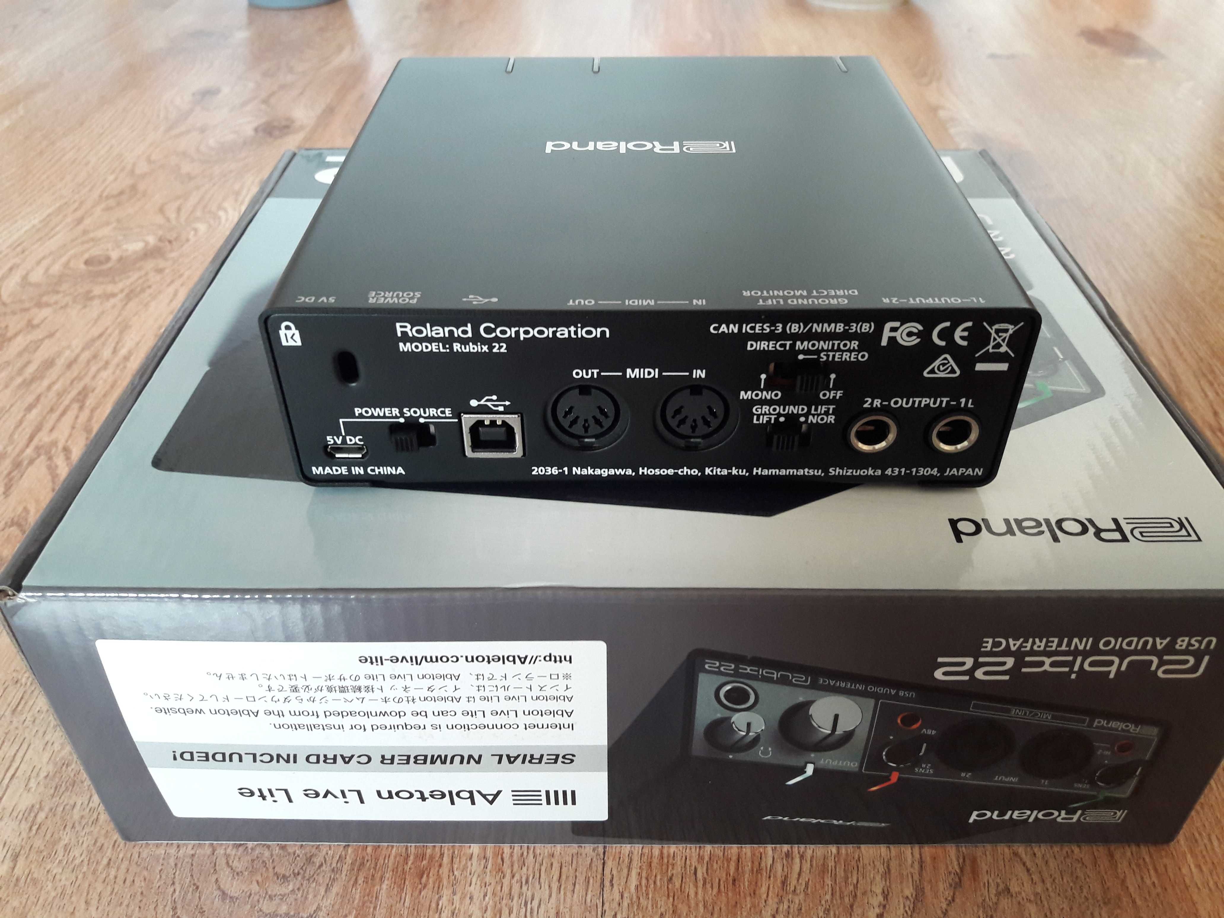 Interface Roland rubix22