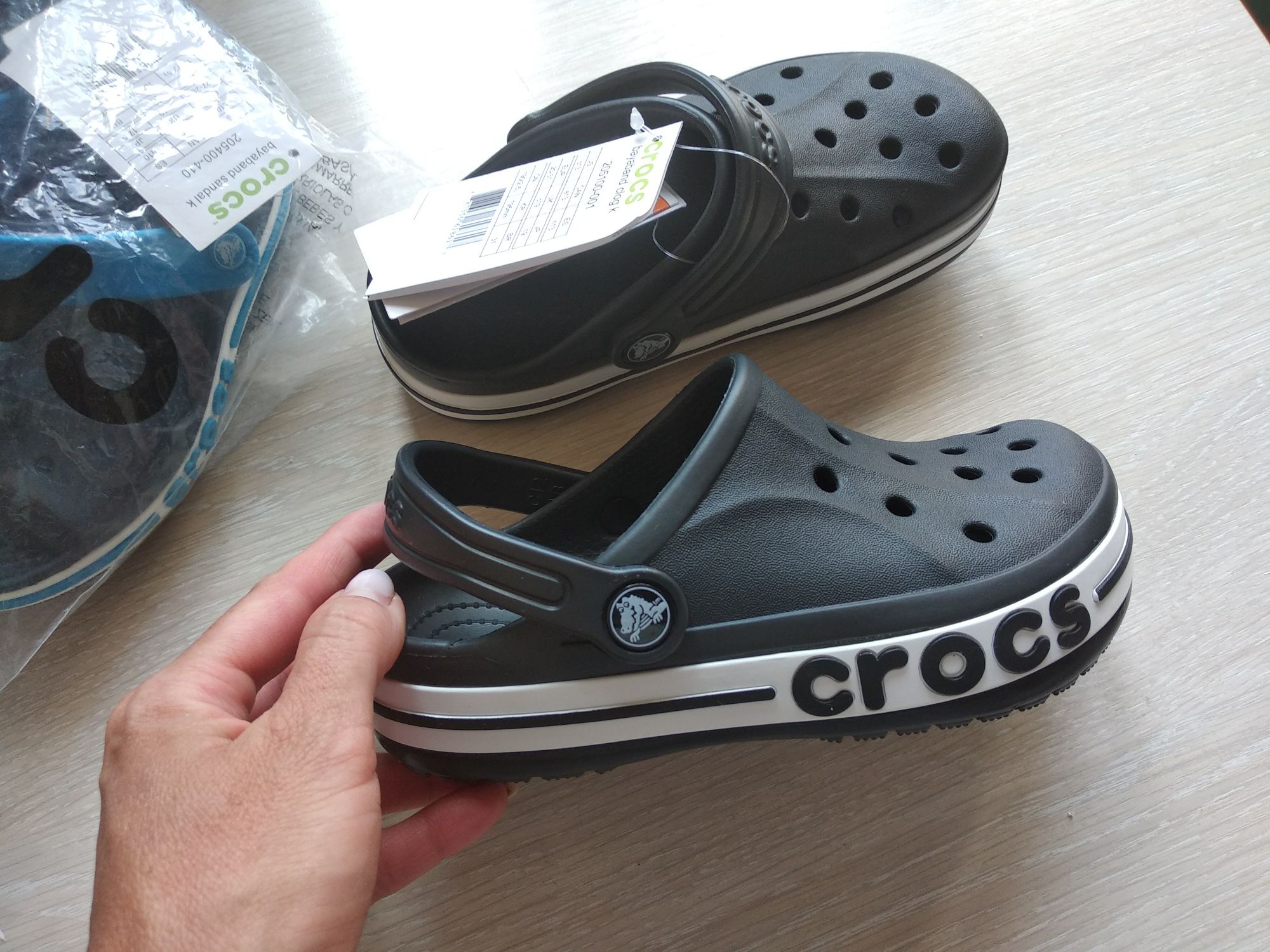 Крокси дитячі Crocs Bayaband clog С7,8,9,10,11,12,13 J1,2,3 крокс