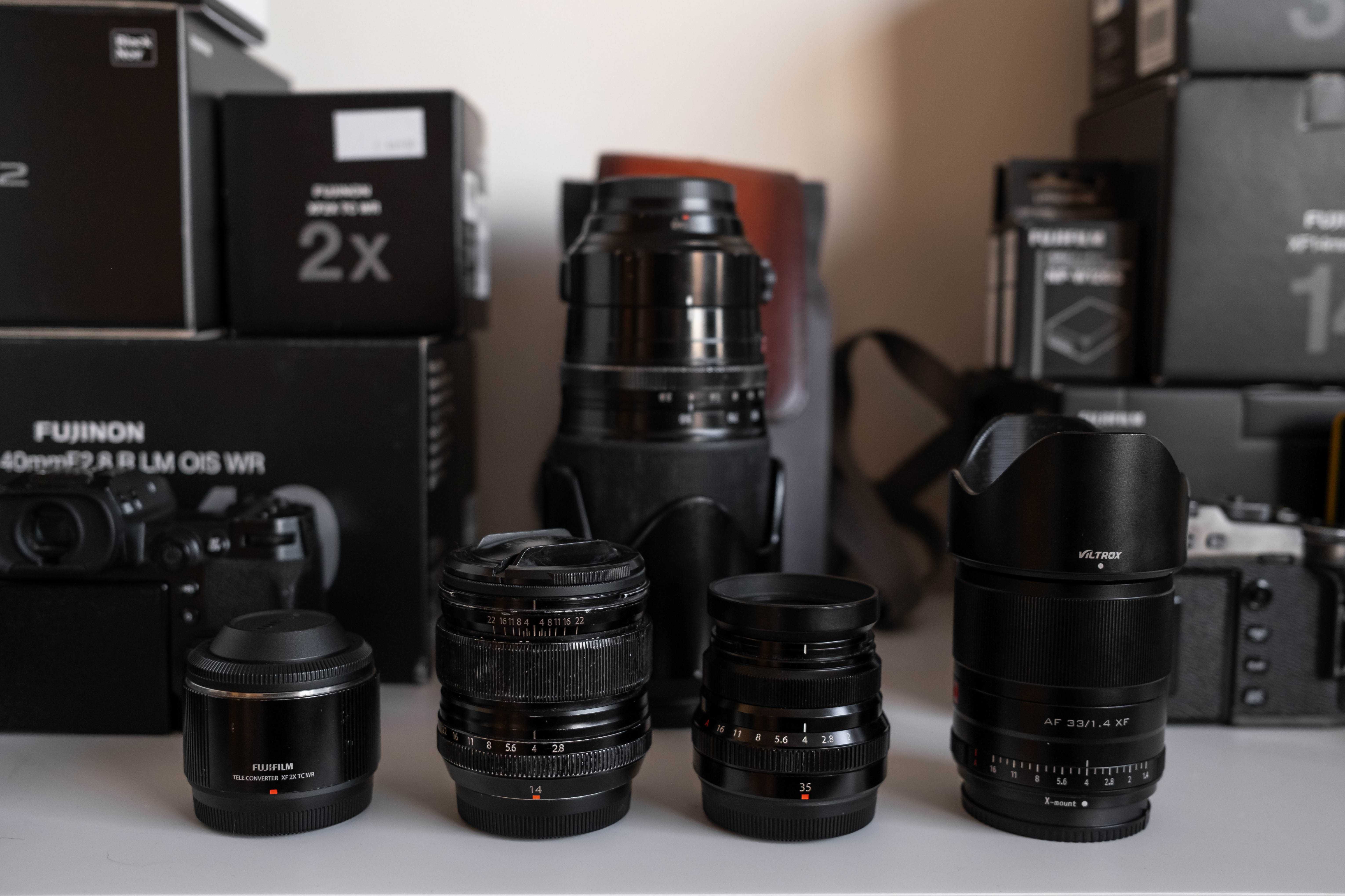 Câmaras e Objectivas Fuji (X-pro 3 + X-H2 e outros)