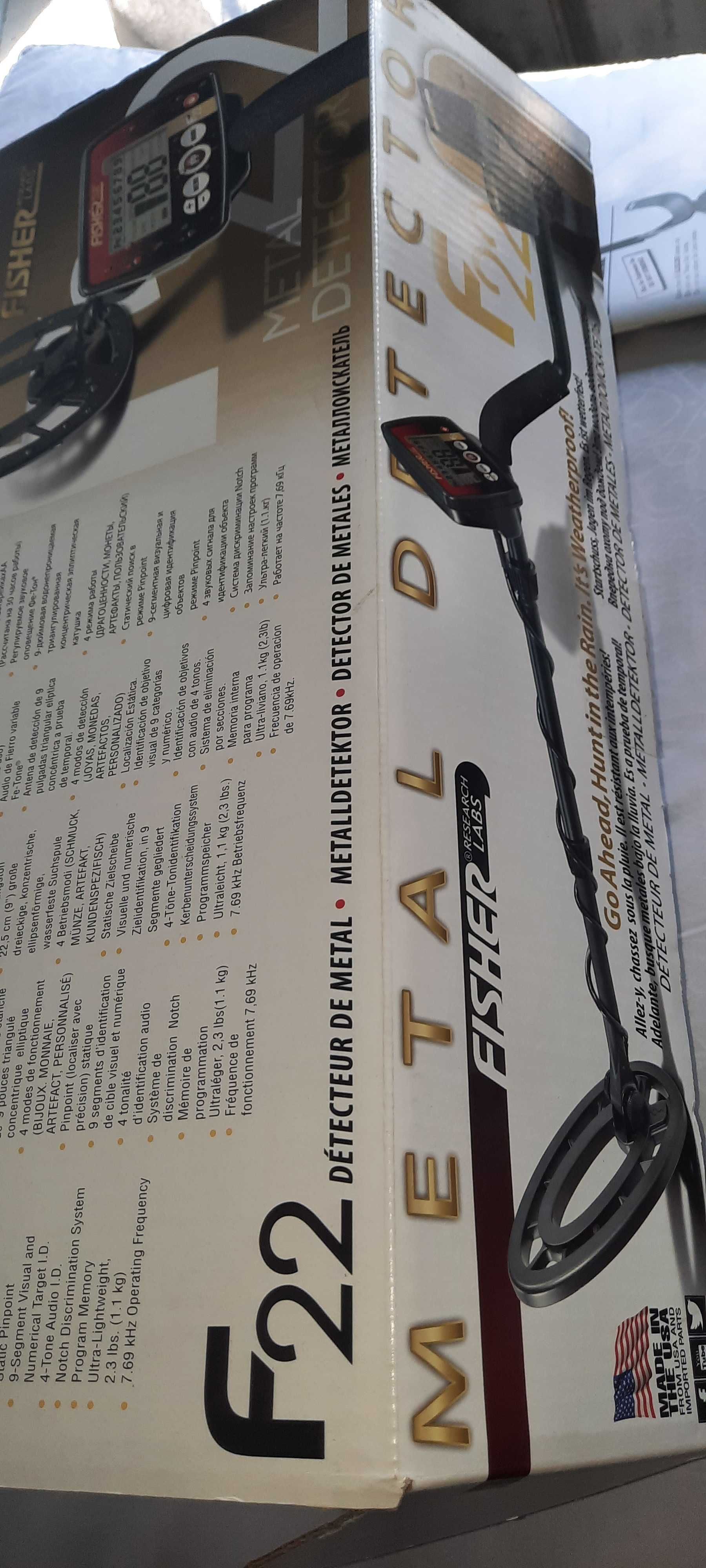 Продам металлоискатель Fisher 22