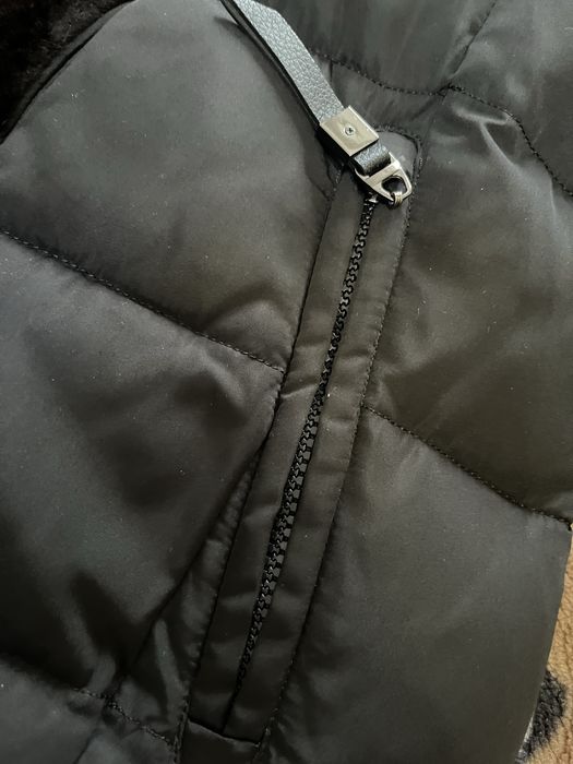 Пальто зима с натуральною норкою під пояс