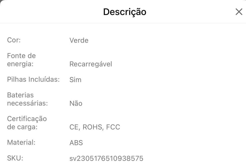 Massajador Portátil