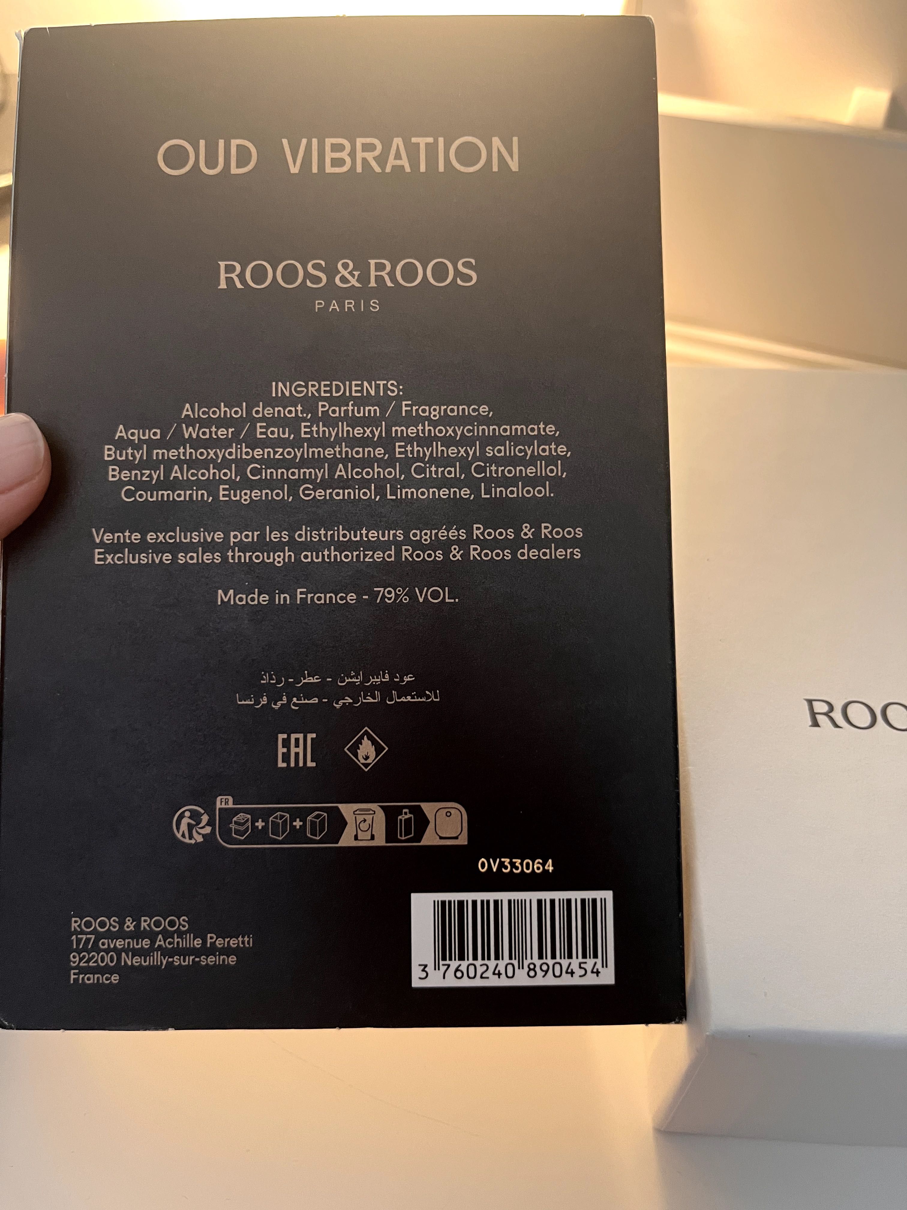Roos&Roos Oud Vibration 100 ml