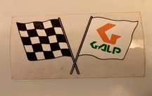 Autocolante Galp vintage antigo anos 70