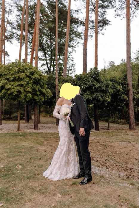 Suknia ślubna rybka