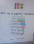 Iphone 14 256gb esim  icloud lock