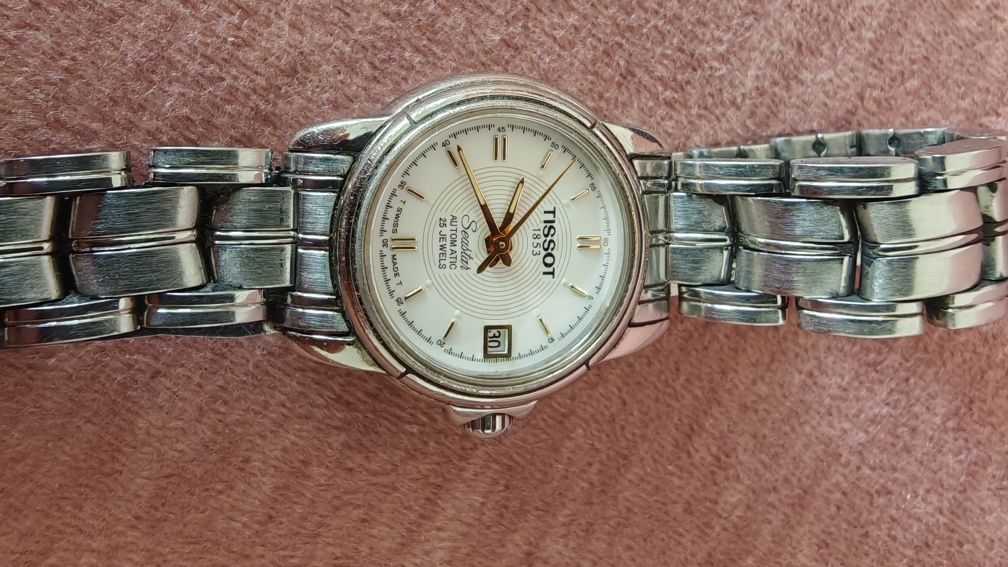 Oryginalny szwajcarski zegarek damski TISSOT SEASTAR Automat A630/730K