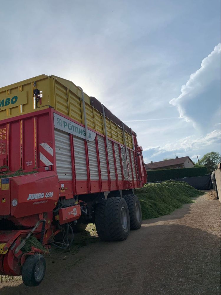 Zbiór Traw na Kiszonkę Przyczepą POTTINGER JUMBO 6610