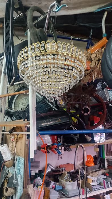 Candeeiro em forma chuveiro