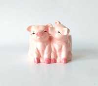 Osłonka doniczka ceramika zabawna świnki świnka