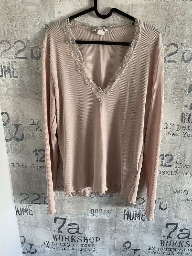 Bluzka z H&M róż