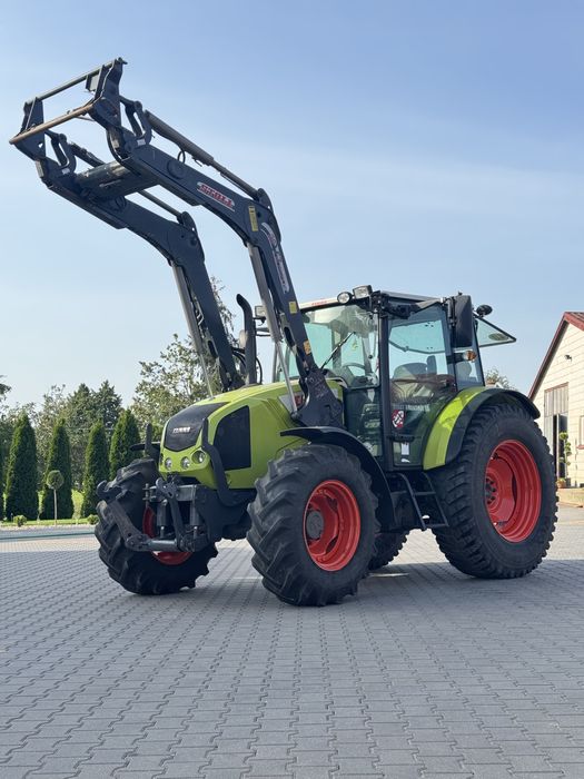 Ciągnik Claas Axos 330, tur Stoll Fz20, pneumatyka, tuz, mechaniczny