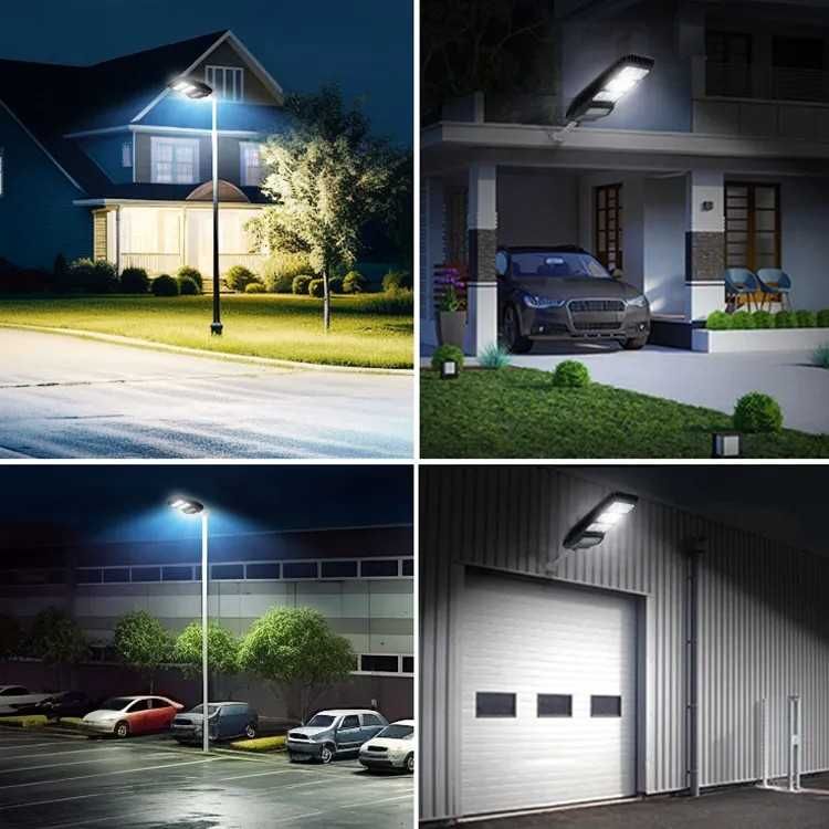 Lampa solarna led mocna 800W czujnikiem ruchu i zmierzchu RADAR
