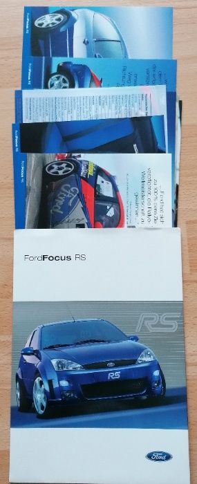 Prospekt FORD FOCUS RS mk1.