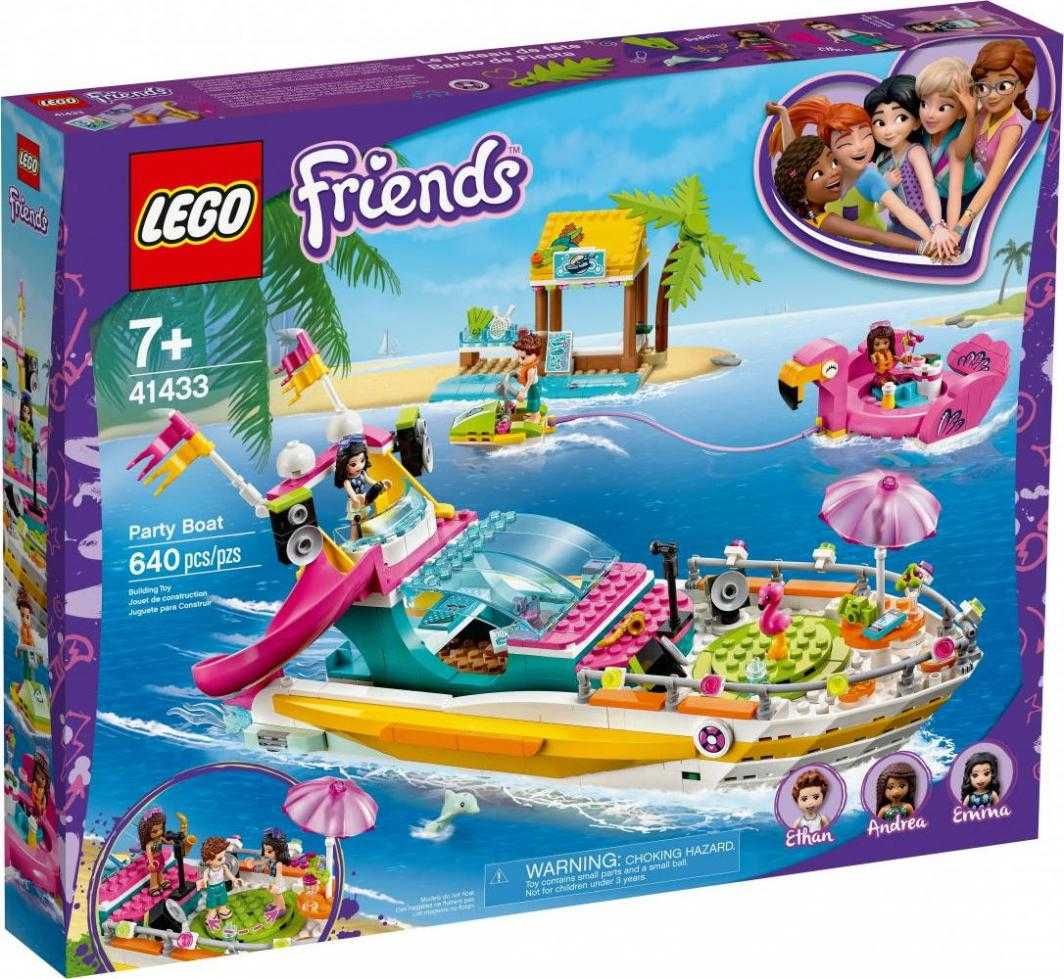 Lego 41433 Friends Łódź imprezowa Nowe