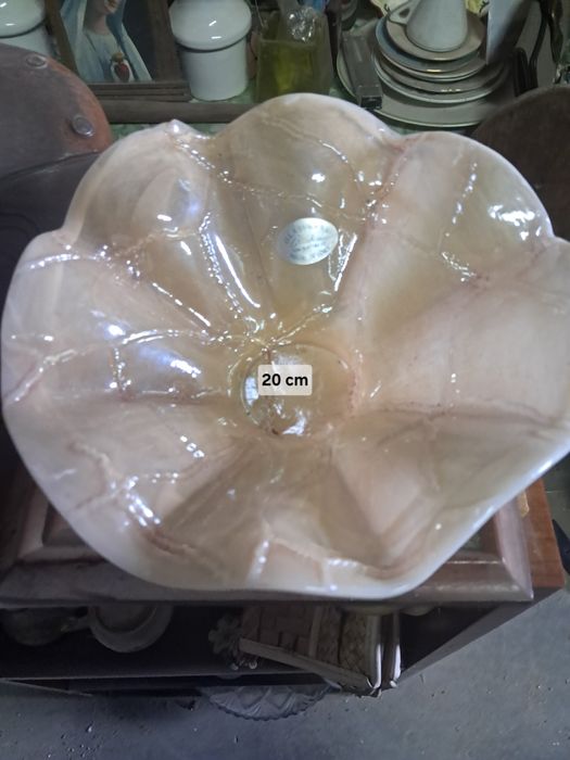 Fruteira em vidro murano
