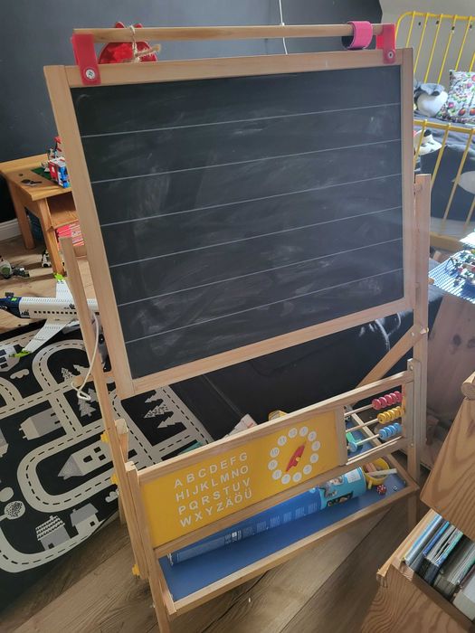 dwustronna tablica kredowo-magnetyczna