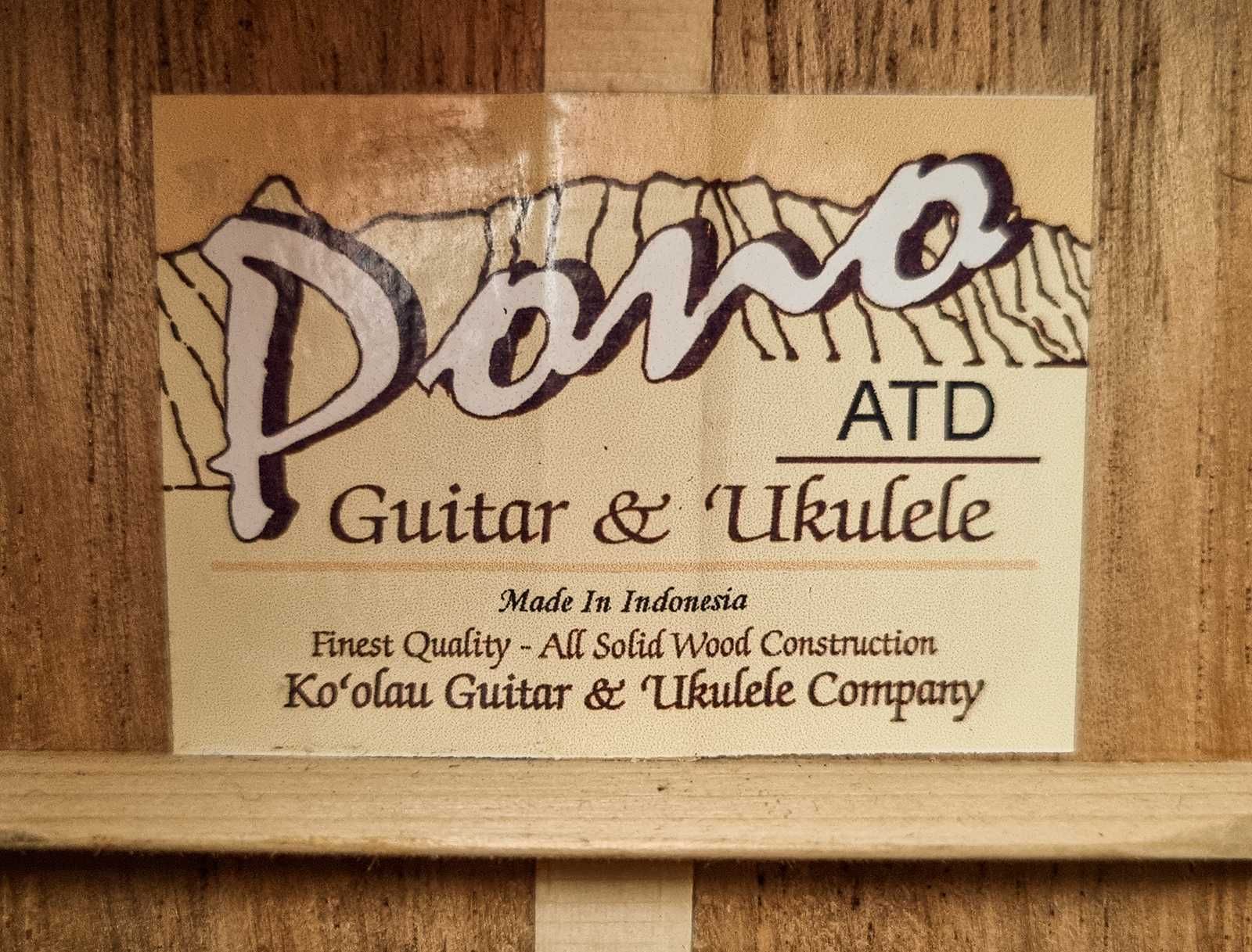 Ukulele Pono - Acácia Tenor Deluxe (ATD)