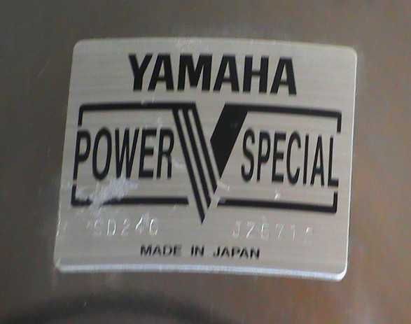 Tarola Yamaha POWER V SPECIAL, made in Japan - C/NOVA