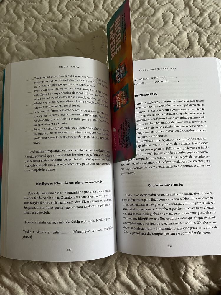 Nicole Lepera, Livro “Tu és o amor que procuras”