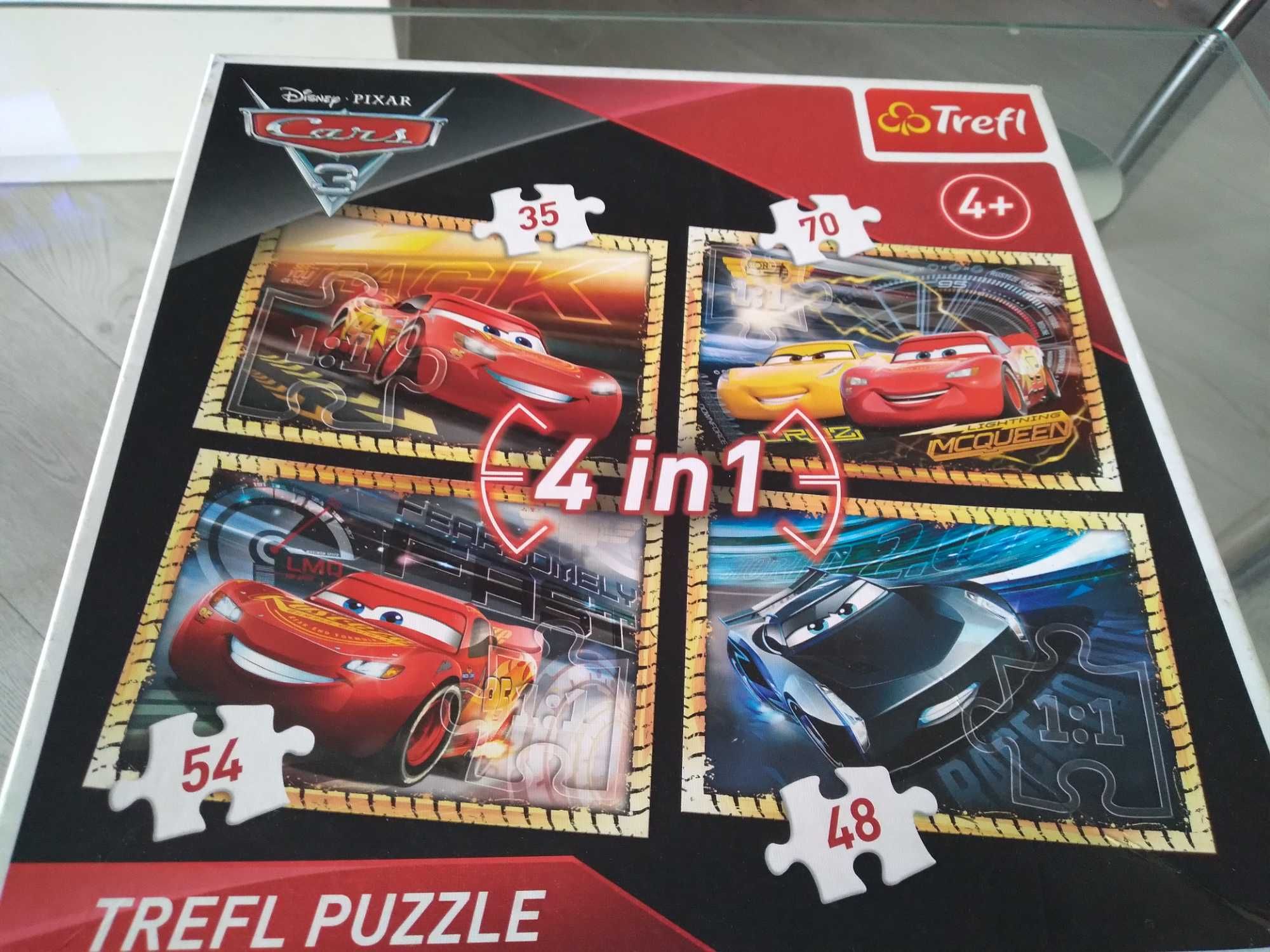 Puzzle Cars 3.Stan bardzo dobry.