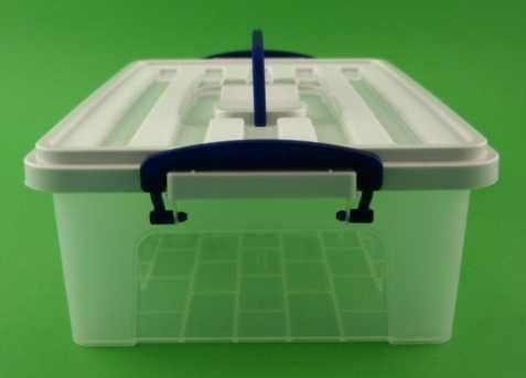 Pojemnik plastikowy z uchwytem rączką pokrywką 3,75 L pudełko
