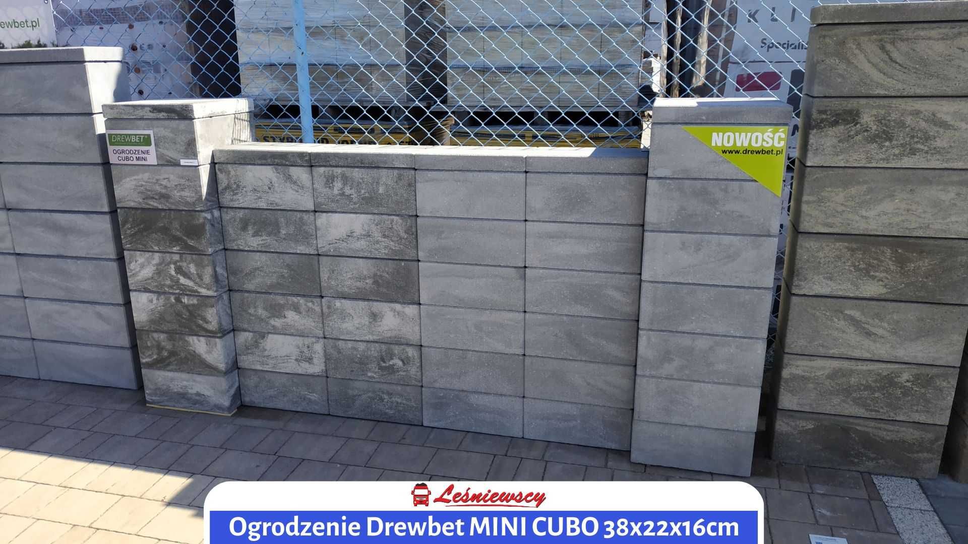 Pustak ogrodzeniowy modułowy DREWBET-Mini Cubo cały kraj ogrodzenia