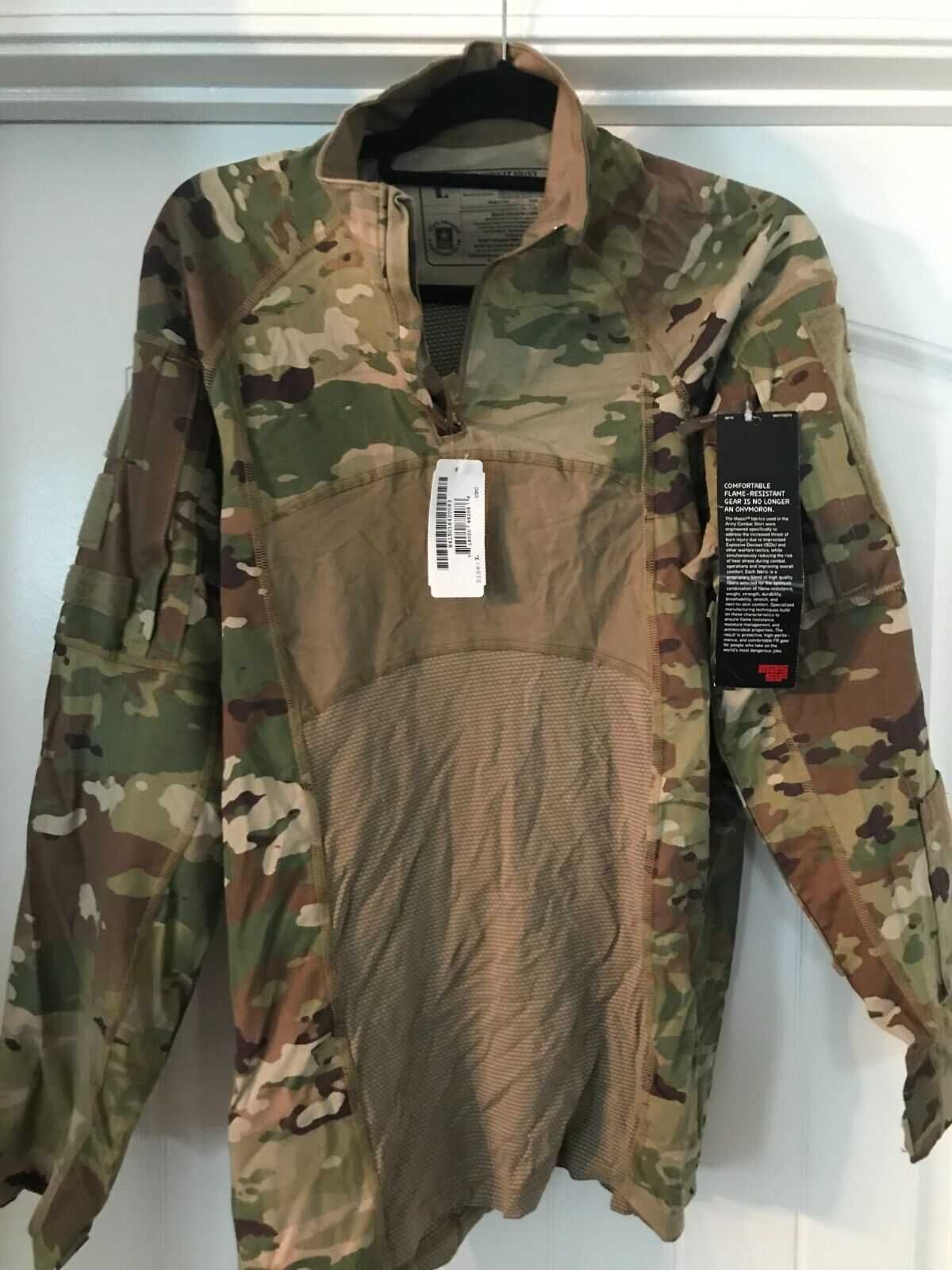 LARGE Убакс MASSIF Combat Shirt Multicam Боевая Рубашка USA Мультикам