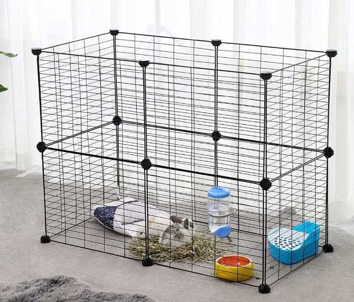 Zagroda dla Zwierząt Gryzoni Siatka Kojec Klatka dla Królika Chomika