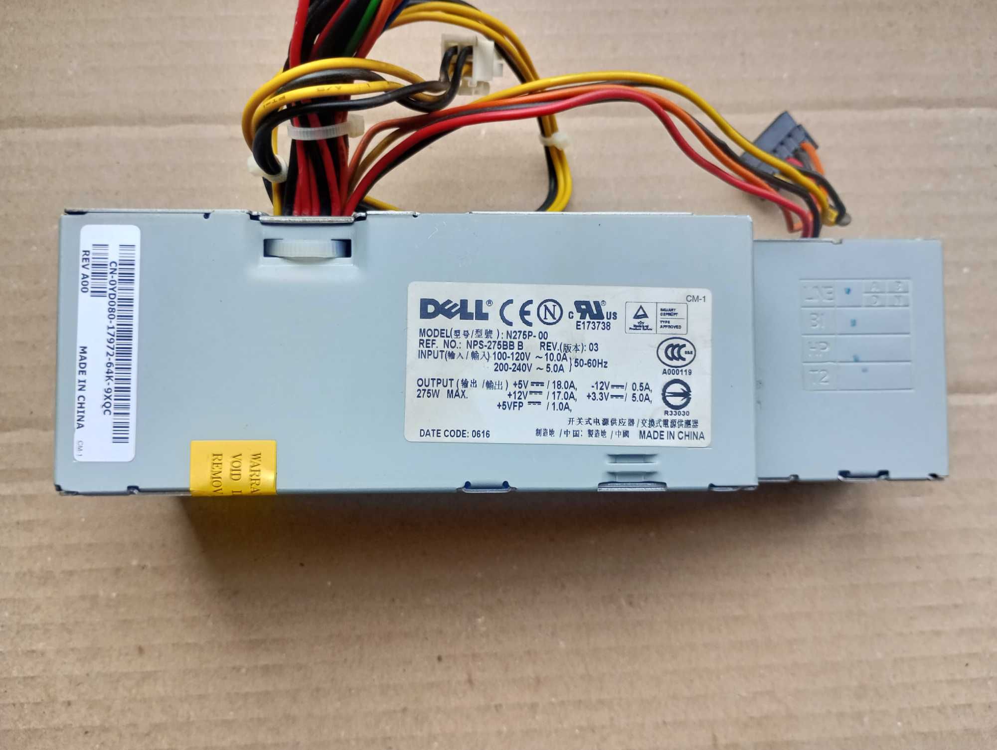 БЖ Dell N275P-00 для DeLL 755, 745, GX620 GX745SFF