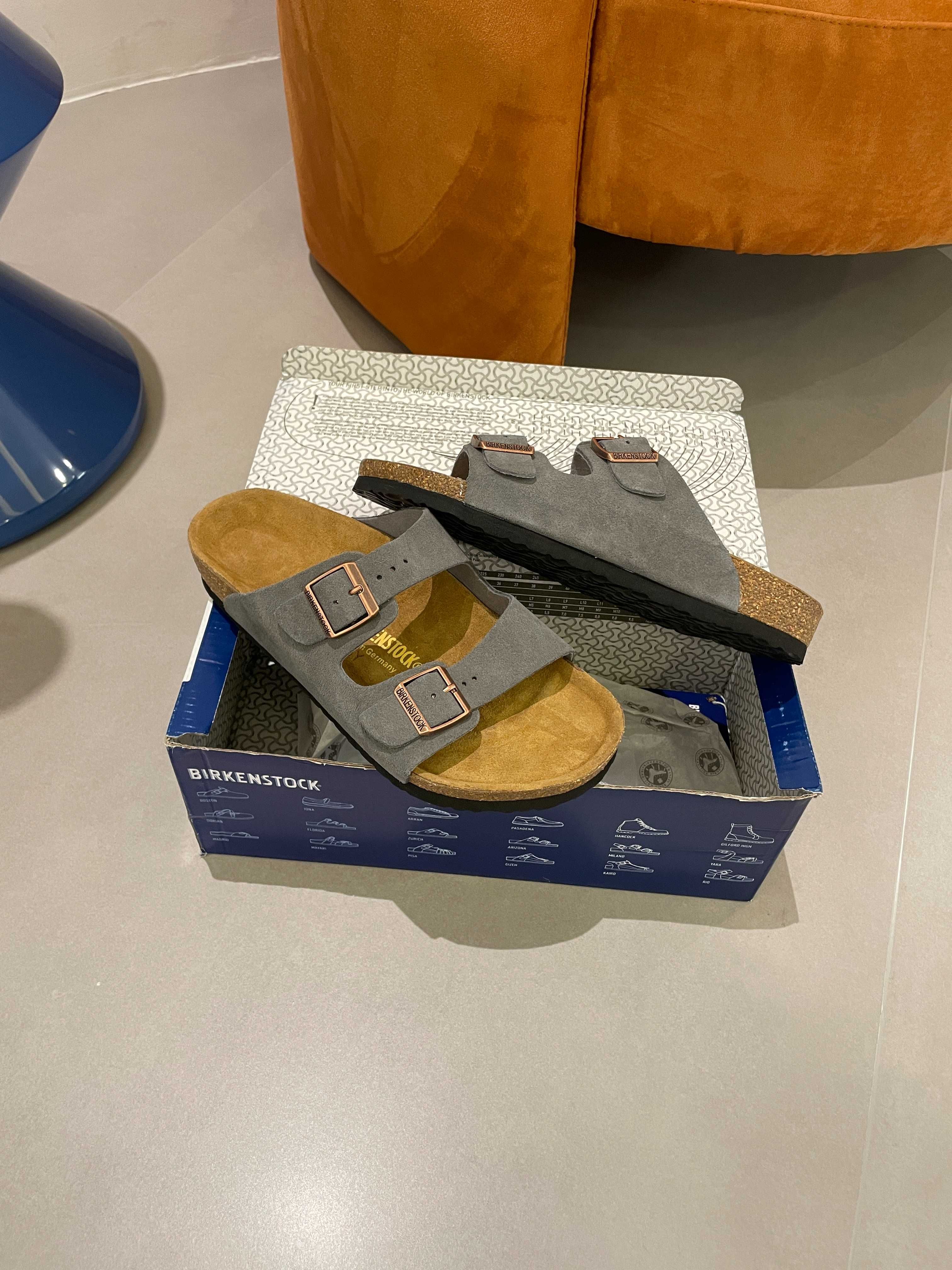 Birkenstock Kapcie damskie Szary 42