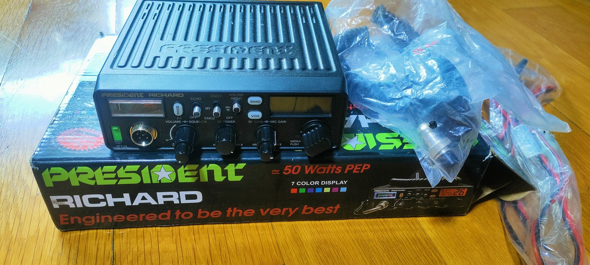 Rádio cb president Richard com 50w