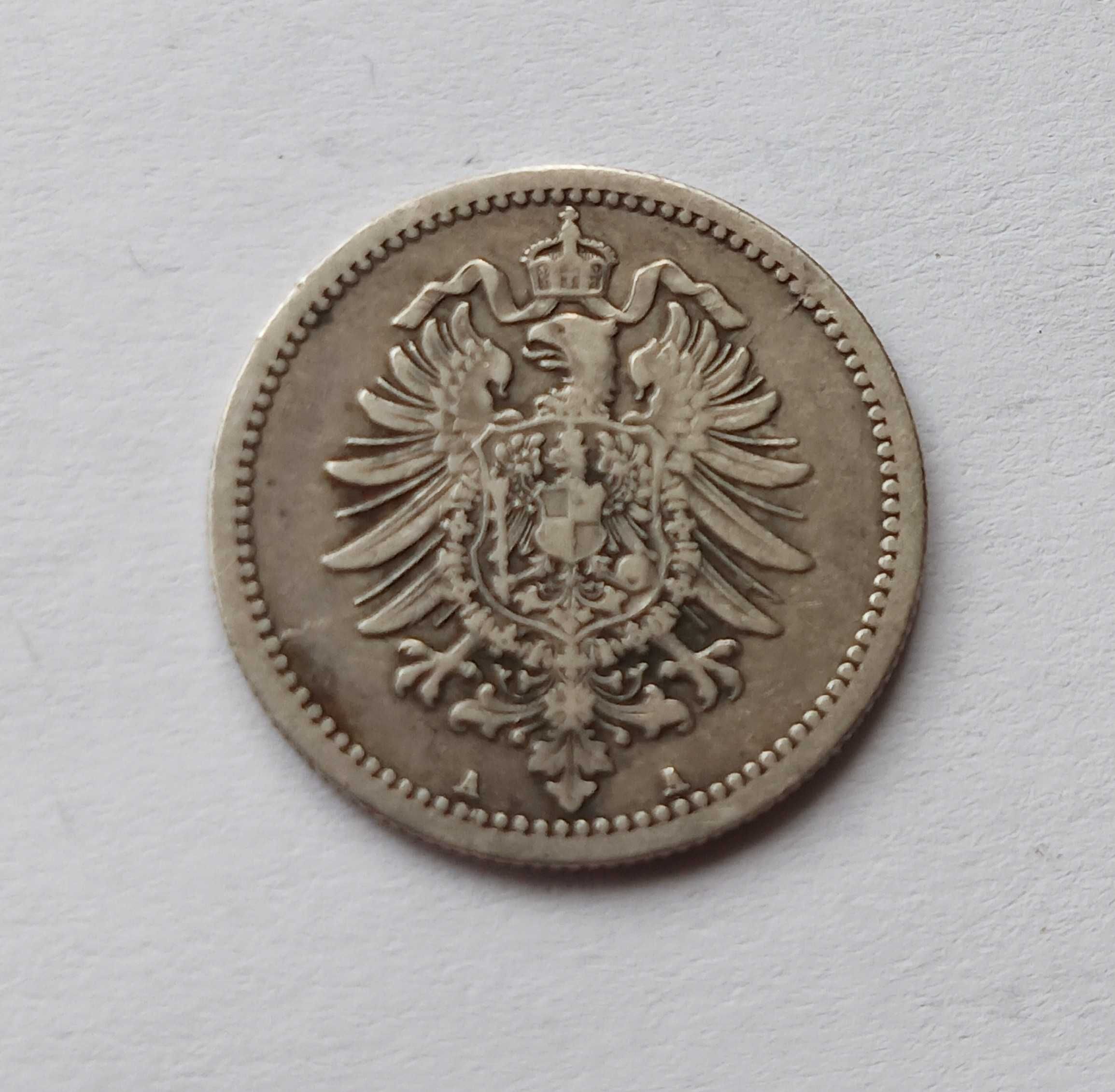 Срібні пфенніги  та марки Німецької імперії.